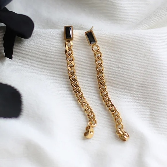 GP Black onyx earrings - Picture 5 of 5